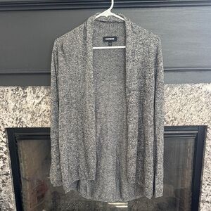 Express Heather Gray Women's Cardigan